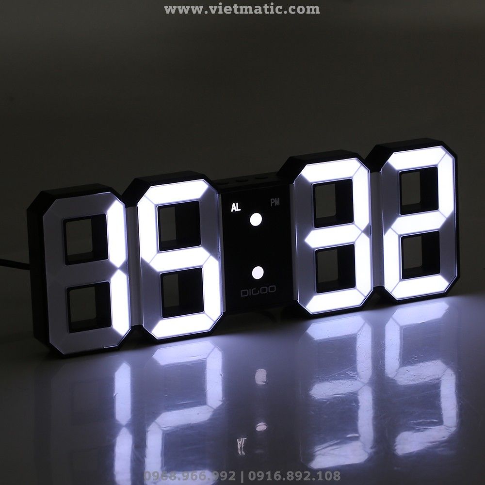 Horloge LED 3D